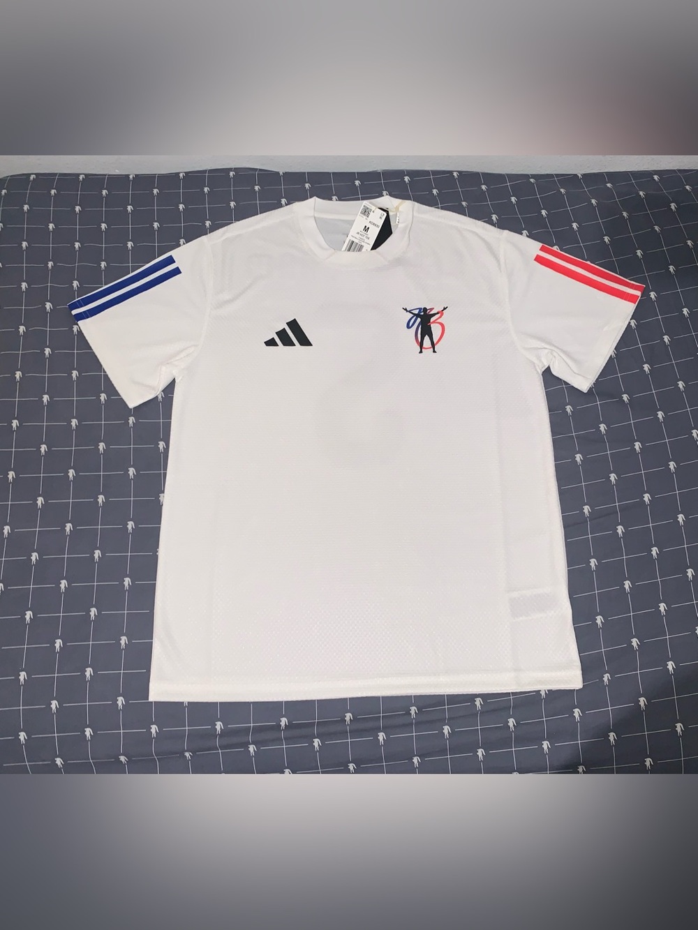 Adidas Jude Bellingham Training Tee White KD8930 Size: Medium